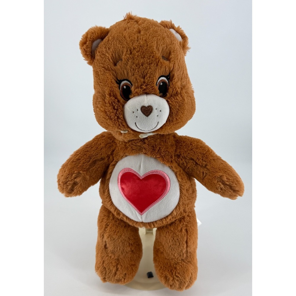 Build-A-Bear Care Bears Tenderheart Bear Plush Red Heart Belly Retired